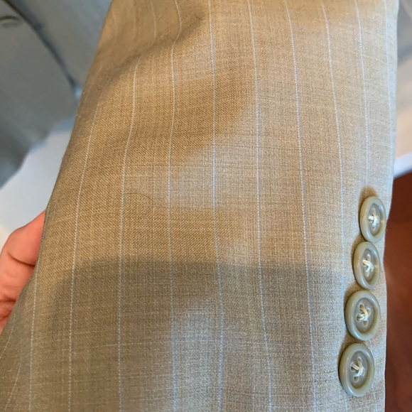 Italian Suit 42L 38 pants wool - Picture 4 of 13